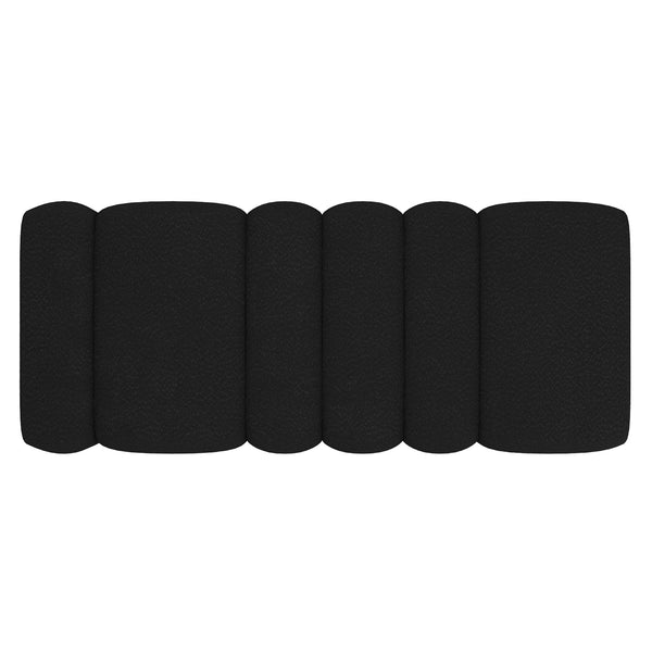 Worldwide Home Furnishings Rigel-large Elegant Boucle Ottoman Bench For Living Room, Bedroom, Or Dressing Room Décor Upgrade Black Boucle Fabric 402-133bk