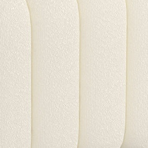 Worldwide Home Furnishings Rigel-large Elegant Boucle Ottoman Bench For Living Room, Bedroom, Or Dressing Room Décor Upgrade Ivory Boucle Fabric 402-133iv