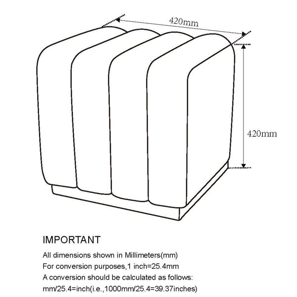 Worldwide Home Furnishings Rigel-small Textured Boucle Ottoman Bench For Stylish Seating And Relaxation In Any Space Black Boucle Fabric 402-133sm_Bk