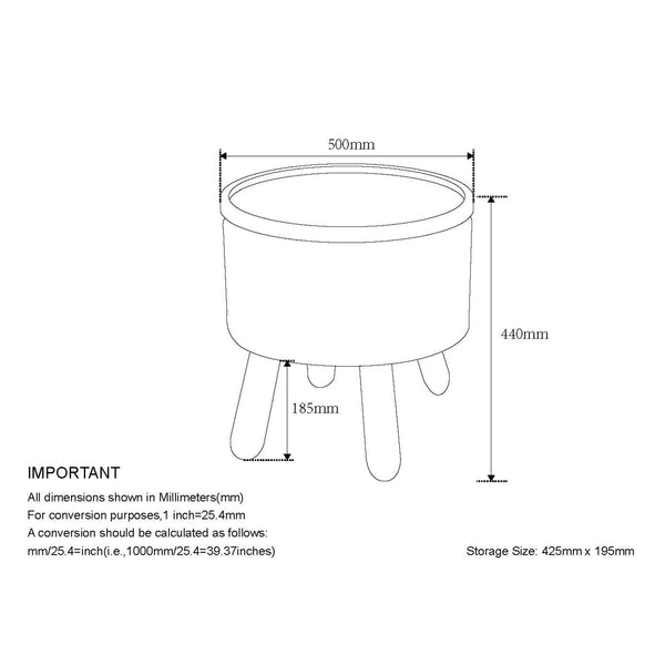 Worldwide Home Furnishings Betsy-storage Versatile Round Ottoman With Removable Tray And Sturdy Legs For Stylish Organization Beige,Natural Fabric,Wood 402-376bg_Nt