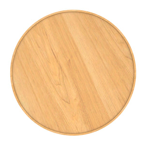 Worldwide Home Furnishings Betsy-storage Versatile Round Ottoman With Removable Tray And Sturdy Legs For Stylish Organization Charcoal,Natural Fabric,Wood 402-376ch_Nt