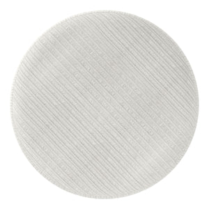 Worldwide Home Furnishings Willo-round Modern Ottoman – Plush Fabric, Elegant Accent, Versatile Seating And Chic Decorative Piece Ivory Fabric 402-523iv