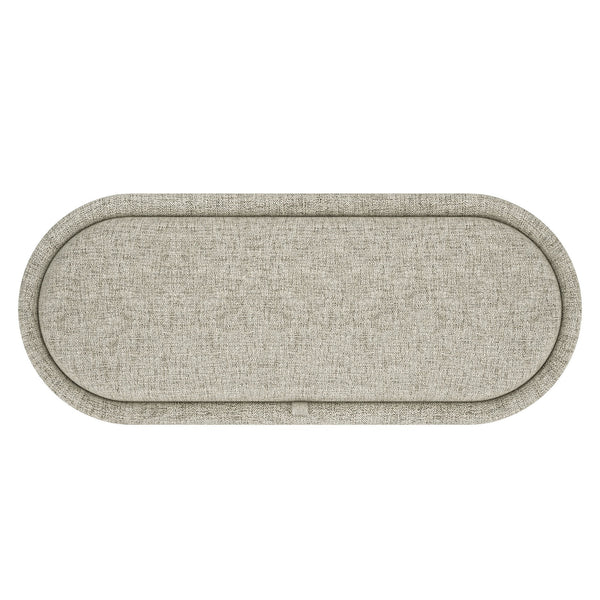 Worldwide Home Furnishings Sezron-storage Stylish Ottoman Bench With Hidden Storage For Clutter-free Living And Cozy Seating Warm Grey Fabric 402-642wgy