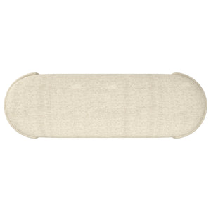 Worldwide Home Furnishings Daphne-storage Ottoman - Stylish Beige Upholstered Storage Bench For Modern Living Spaces & Comfort Beige Fabric 402-903bg