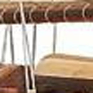 46 Inch Handcrafted Solid Wood Sailboat Model Decor Piece for Coastal Living Spaces