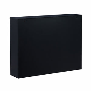 Homeroots 26" Black Wall Mounted Floating Desk   402012