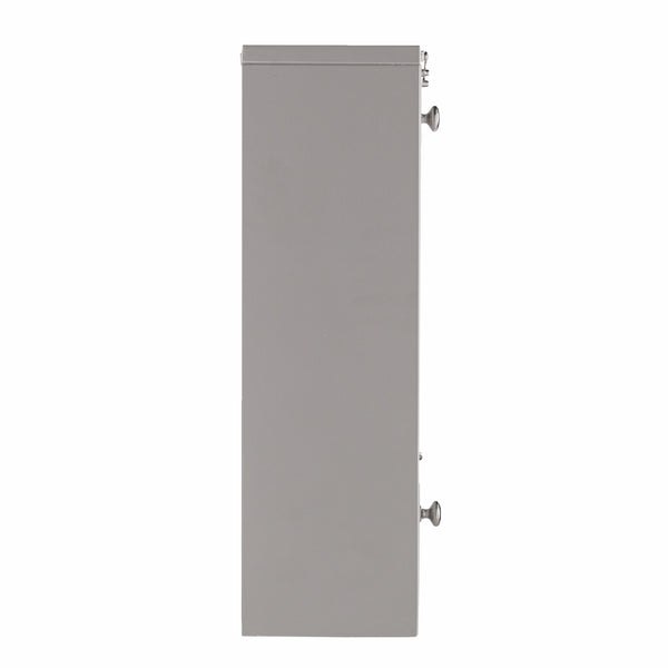 Homeroots 26" Gray Wall Mounted Floating Desk   402013