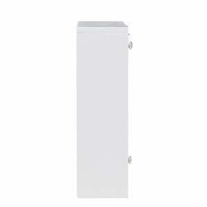 Homeroots 26" White Wall Mounted Floating Desk   402014