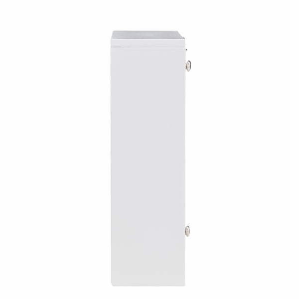 Homeroots 26" White Wall Mounted Floating Desk   402014