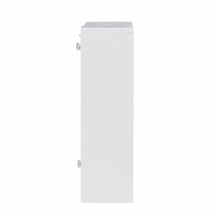 Homeroots 26" White Wall Mounted Floating Desk   402014