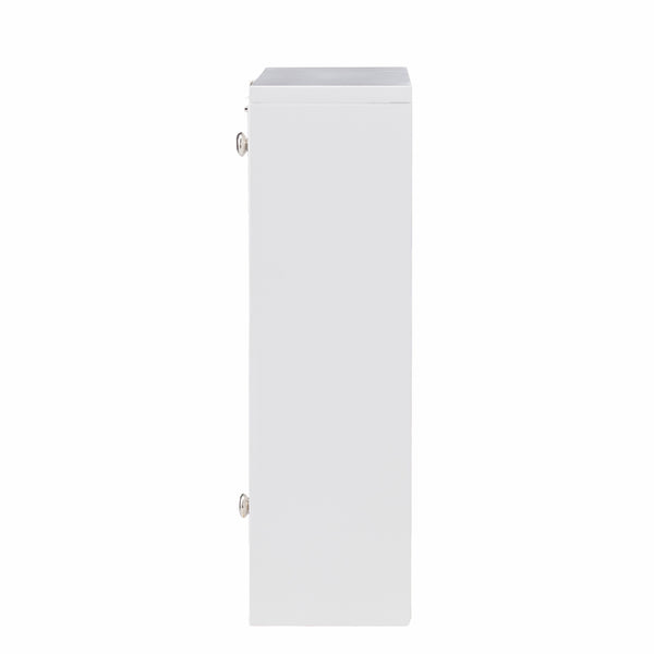 Homeroots 26" White Wall Mounted Floating Desk   402014