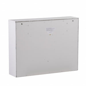 Homeroots 26" White Wall Mounted Floating Desk   402014