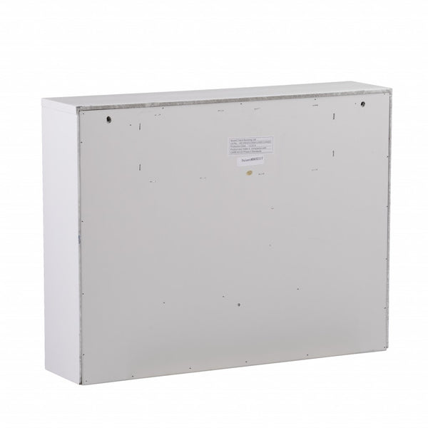 Homeroots 26" White Wall Mounted Floating Desk   402014