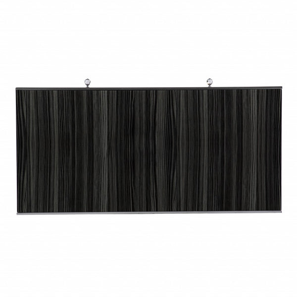 Homeroots 42" Silver Writing Desk With Two Drawers   402027