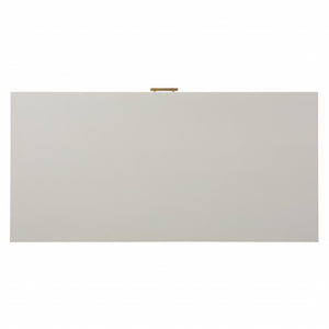 HomeRoots 43" Gray Writing Desk - Vintage Chic Design with Spacious Surface & Elegant Storage for Home Office 402030