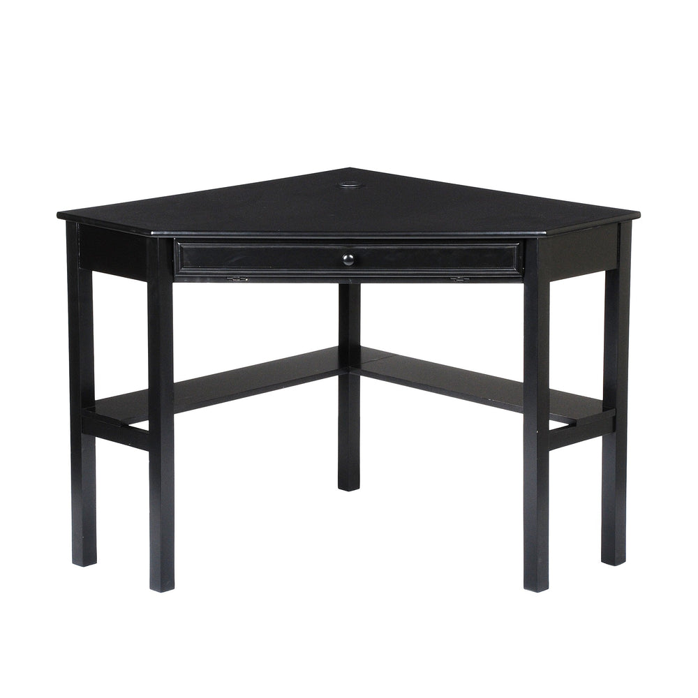 Homeroots Black Corner Computer Desk   402032