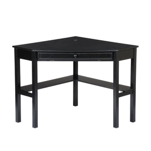 Homeroots Black Corner Computer Desk   402032