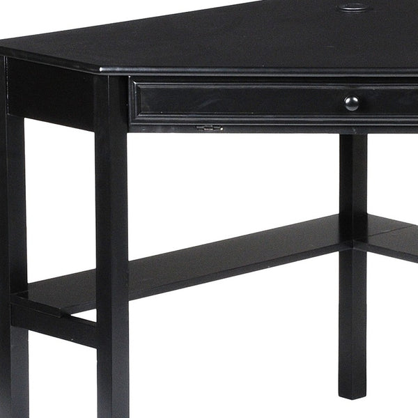 Homeroots Black Corner Computer Desk   402032