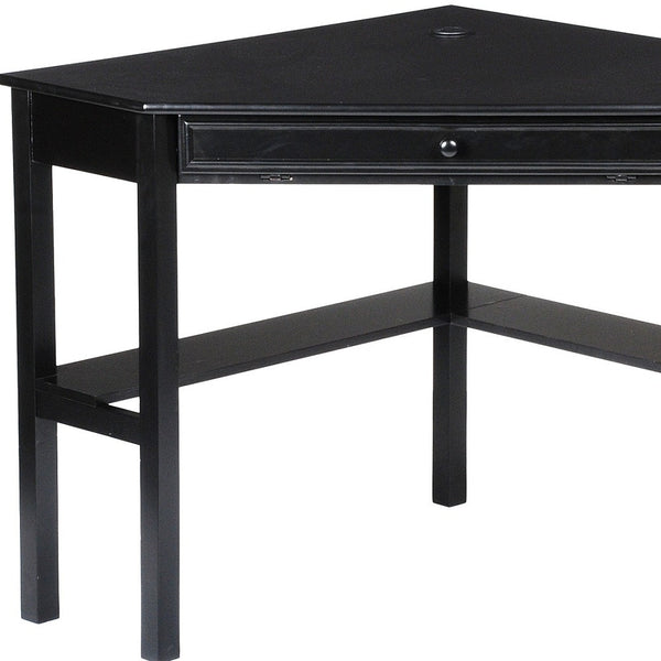 Homeroots Black Corner Computer Desk   402032