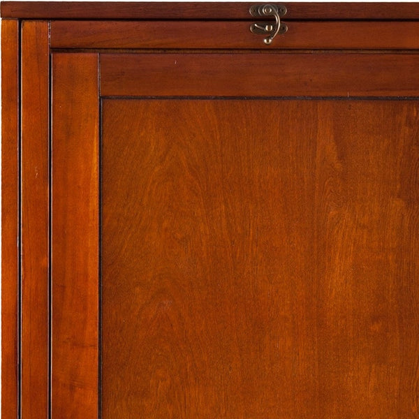 Homeroots 22" Brown Wall Mounted Secretary Desk   402048