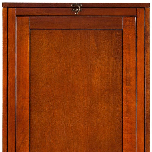 Homeroots 22" Brown Wall Mounted Secretary Desk   402048