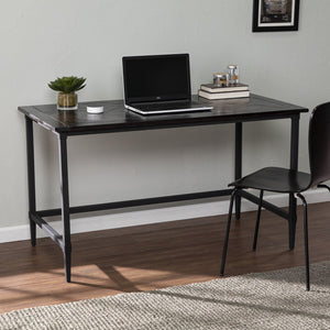 Homeroots 53" Black Writing Desk   402060
