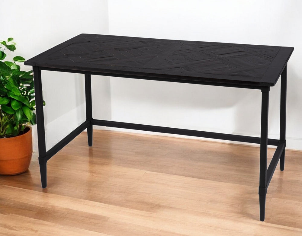 Homeroots 53" Black Writing Desk   402060