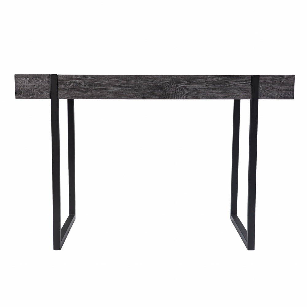 Homeroots 45" Black Writing Desk   402062