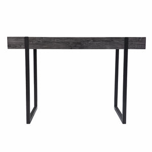 Homeroots 45" Black Writing Desk   402062