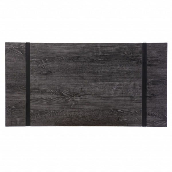 Homeroots 45" Black Writing Desk   402062