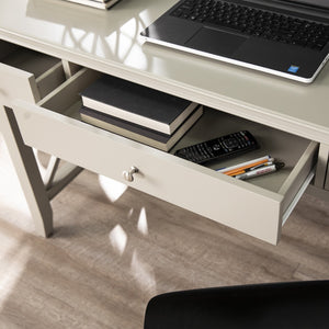 Homeroots Farmhouse Gray Writing Desk   402068