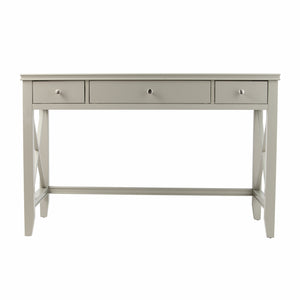 Homeroots Farmhouse Gray Writing Desk   402068