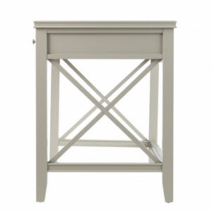 Homeroots Farmhouse Gray Writing Desk   402068