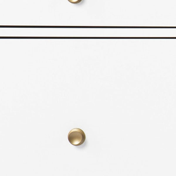 Homeroots 55" White Writing Desk With Four Drawers   402071