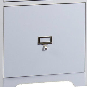 HomeRoots Fold-out Craft Desk & Organizer - Versatile, Space-Saving Design with Open Shelves and Drawers 402073