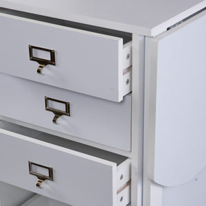 Homeroots Fold-out Organizer And Craft Desk   402073