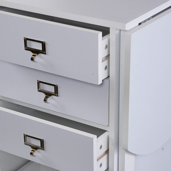 Homeroots Fold-out Organizer And Craft Desk   402073