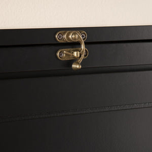 Homeroots 22" Black Secretary Desk   402078