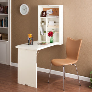 Homeroots 22" Off White Secretary Desk   402079