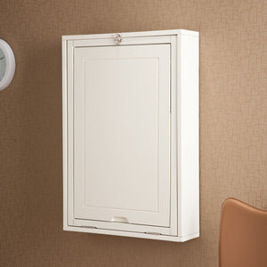 Homeroots 22" Off White Secretary Desk   402079