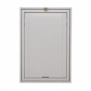 Homeroots 22" Gray Wall Mounted Floating Desk   402080