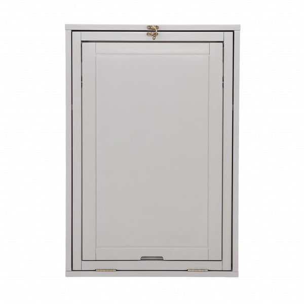 Homeroots 22" Gray Wall Mounted Floating Desk   402080