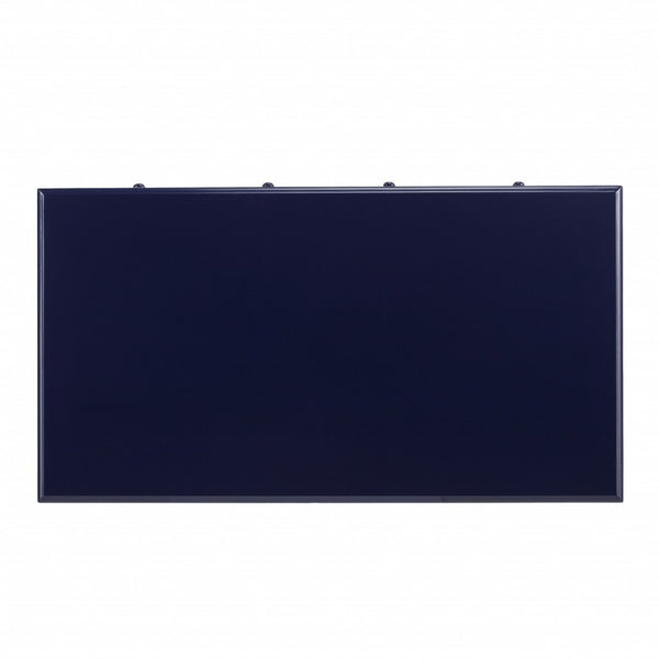 HomeRoots Navy Blue Writing Desk – Charming Cottage Style with Storage, Perfect for Home Office & Kitchens! 402082