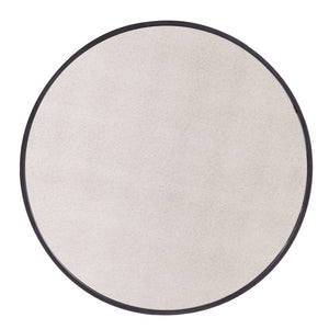 Homeroots Set Of Two Black And Silver Mirrored Round Nested Coffee Table Set   402086