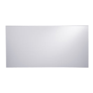 Homeroots 41" Silver Glass With Iron Mirrored Coffee Table   402097