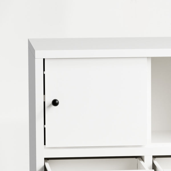English Elm 28"h White Steel Rolling File Cabinet Locking Drawers Quiet Slides Home Office T2398P465996