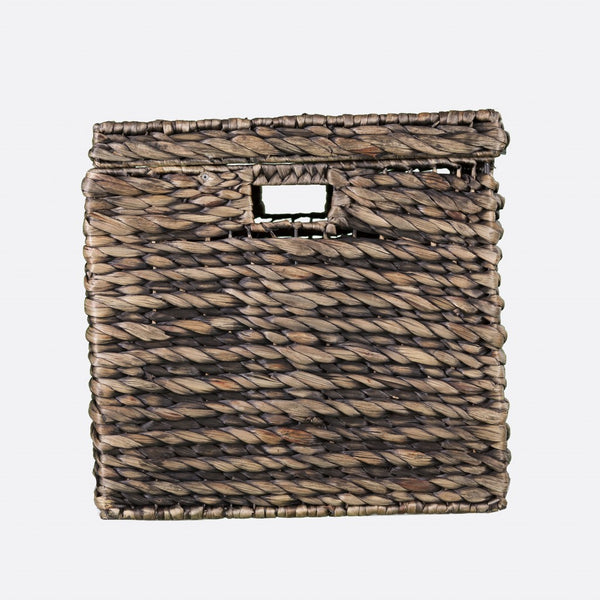 Homeroots 33" Brown Rattanwicker And Metal Square Lift Top Coffee Table   402137