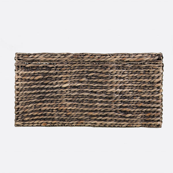 Homeroots 33" Brown Rattanwicker And Metal Square Lift Top Coffee Table   402137