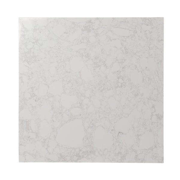 Homeroots 30" Natural And Natural Brown Solid Manufactured Wood Square Coffee Table   402169