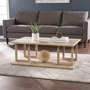 Homeroots 42" Natural Wood Coffee Table   402171